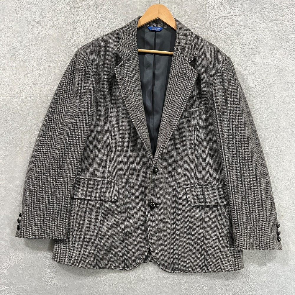 VTG Pendleton Blazer Mens 42 Wool Jacket Southwestern Herringbone Old‎ Money